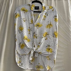 Abercrombie flower blouse
